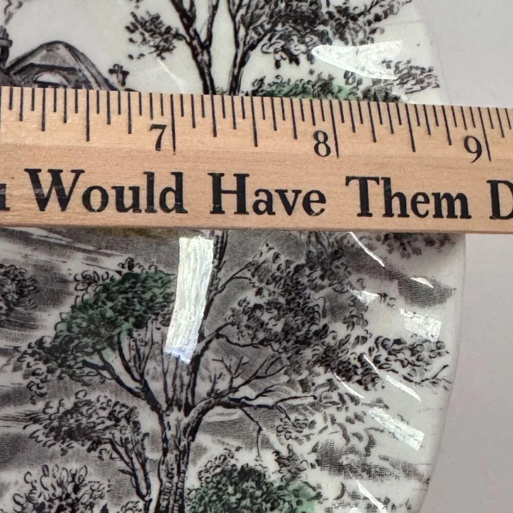 3 Yorkshire Staffordshire England Hand-Engraved Ironstone Bowls Oval Round 4405 - Picture 8 of 11